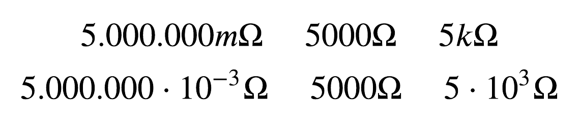 Unidades de medidas para eletricidade