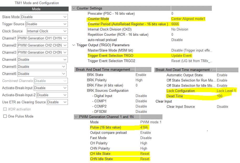 conversor trifásico STM32