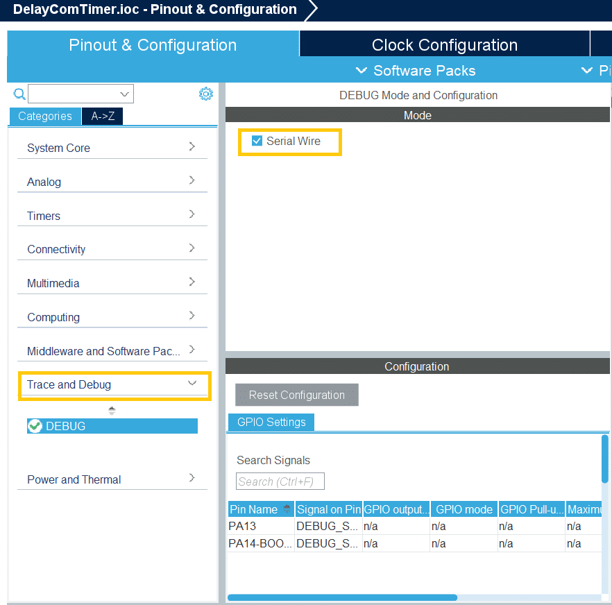 Timers na Franzininho C0