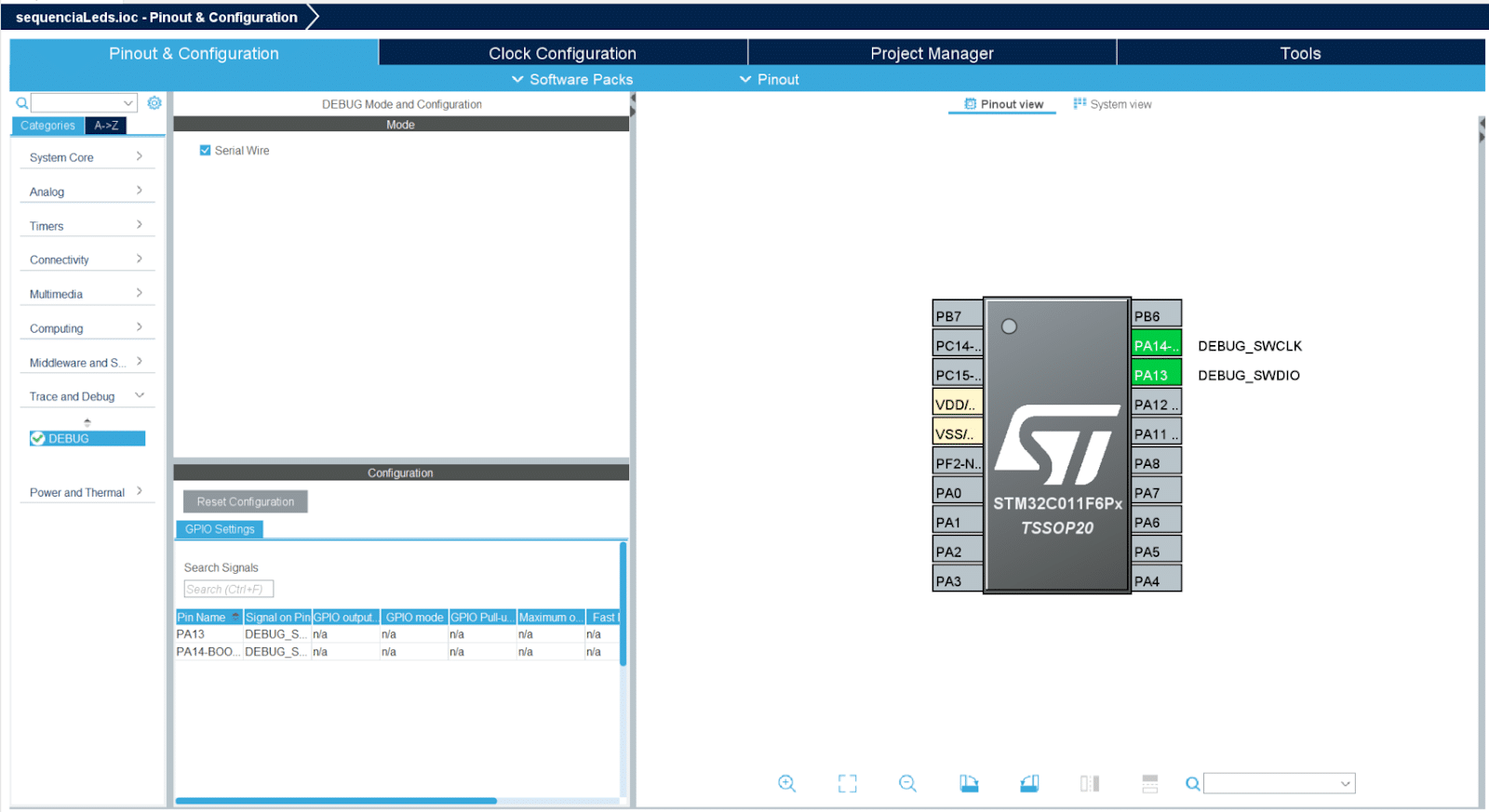 Bibliotecas HAL e LL