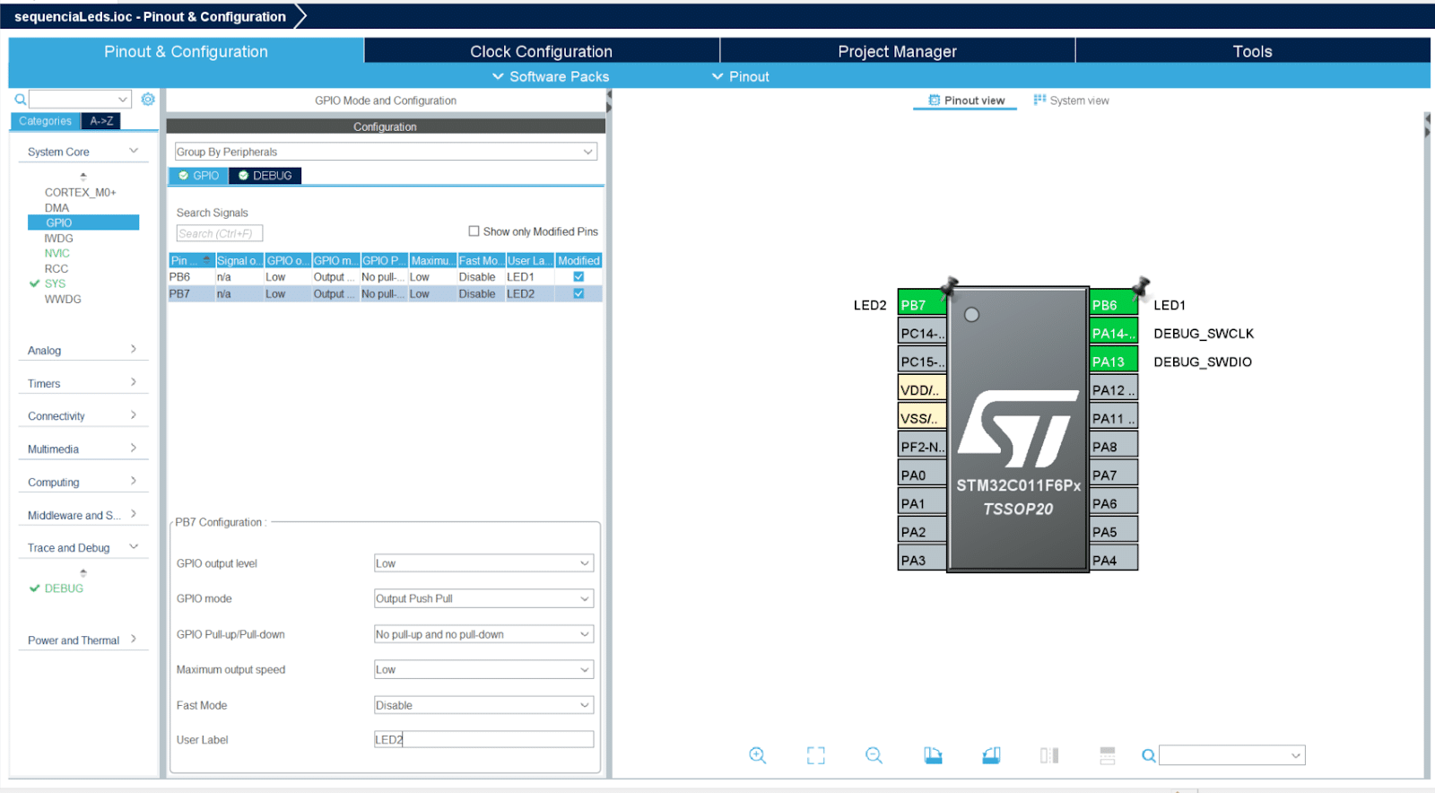 Bibliotecas HAL e LL