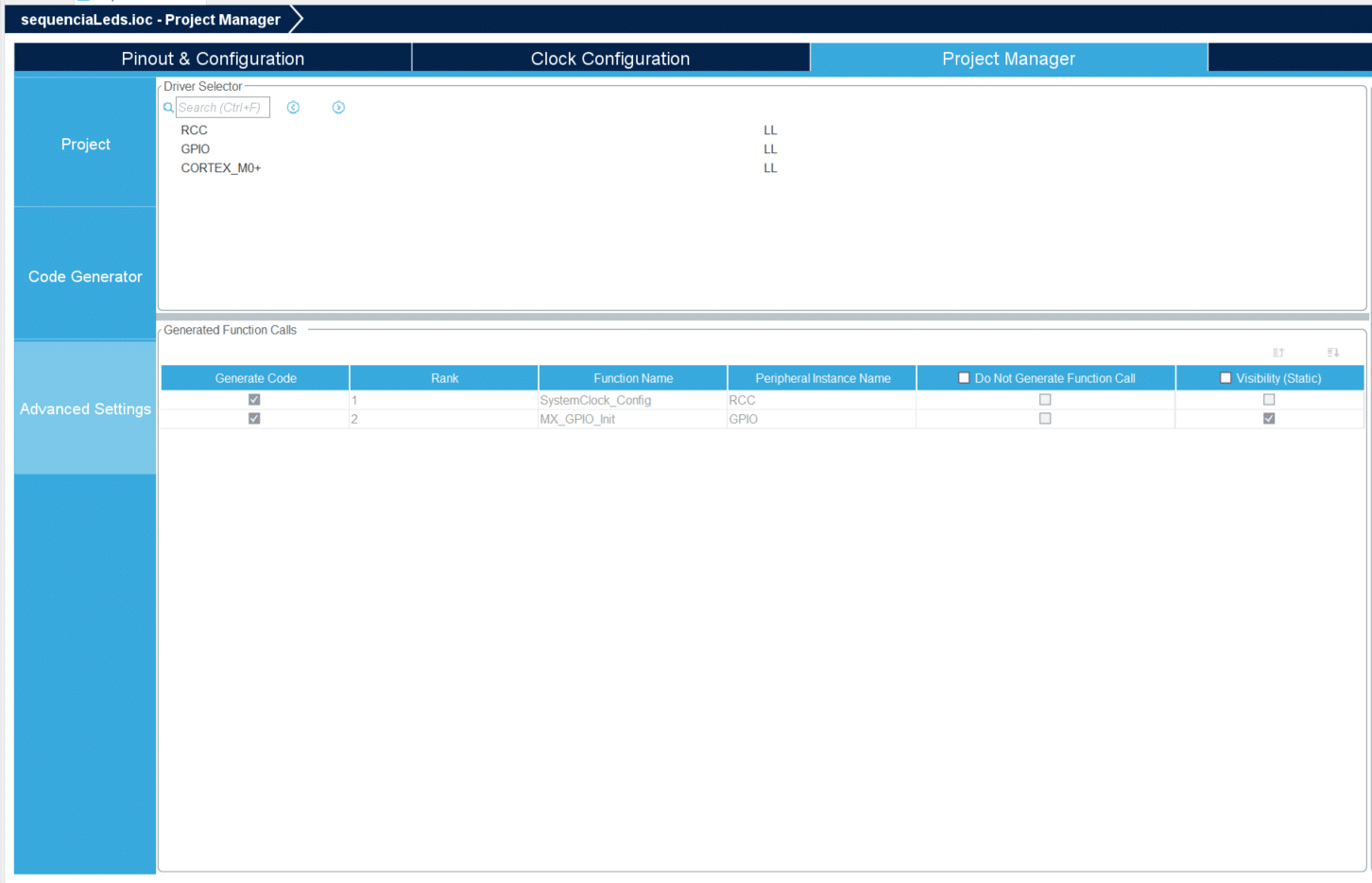 Bibliotecas HAL e LL