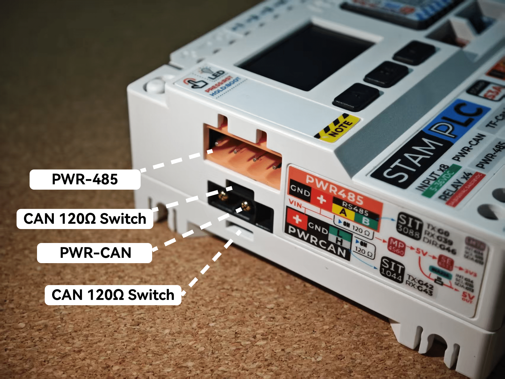 StamPLC - Controlador Lógico Programável (PLC) da M5Stack